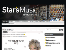 Tablet Screenshot of lyon.stars-music.fr